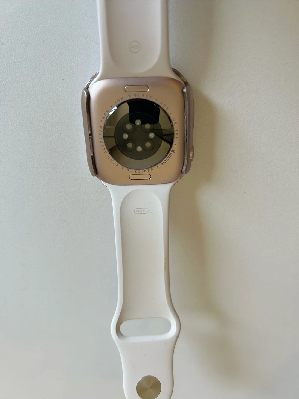 Apple Watch Series 10 GPS 42mm Pink Aluminum w/ Pink Sport Band & Box
